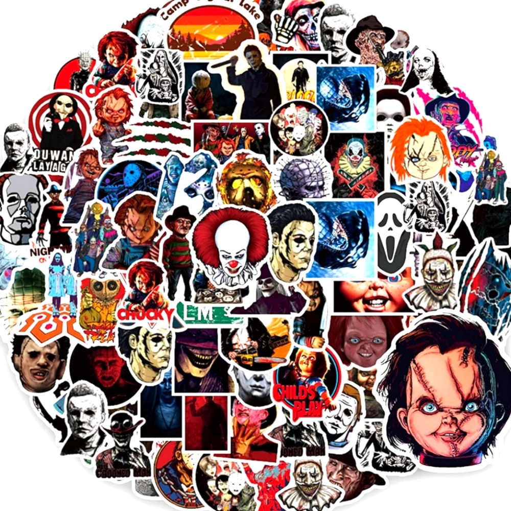 15 horror movie stickers